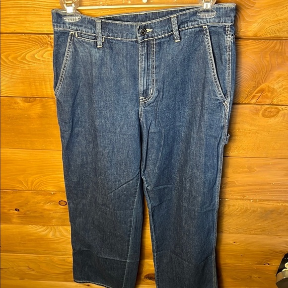 Vince Carpenter Pant Women's Baggy Jeans Relaxed Fit Wide Leg 30x31 Utility Y2K‎ - Picture 1 of 10